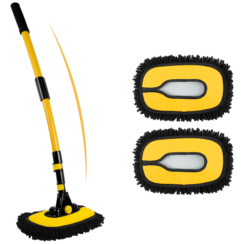 Extendable Car Wash Brush – Long Handle Microfibre Cleaner