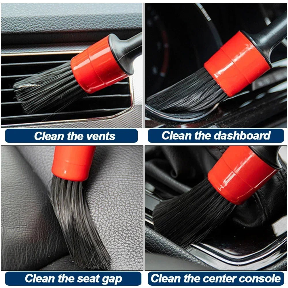 Car Interior Detailing Kit – Brushes, Towels & Drill Attachments