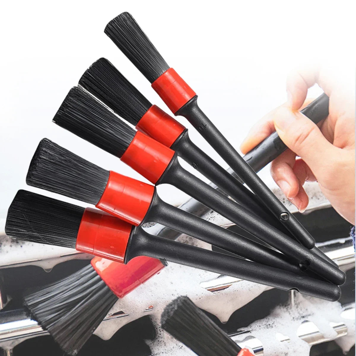 Car Interior Detailing Kit – Brushes, Towels & Drill Attachments
