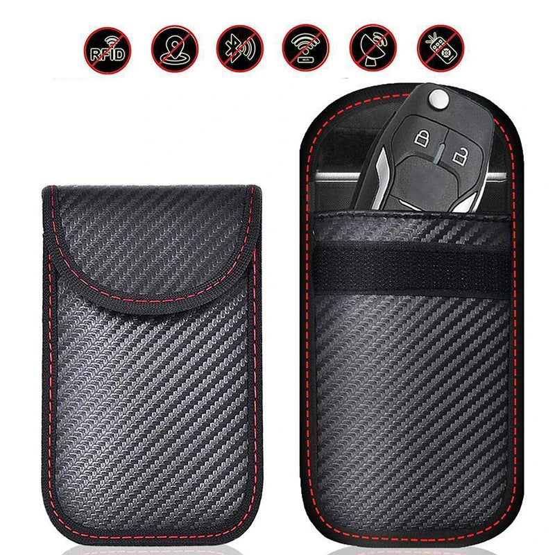 Carmaniac™ KeyGuard RFID Signal-Blocking Faraday Pouch