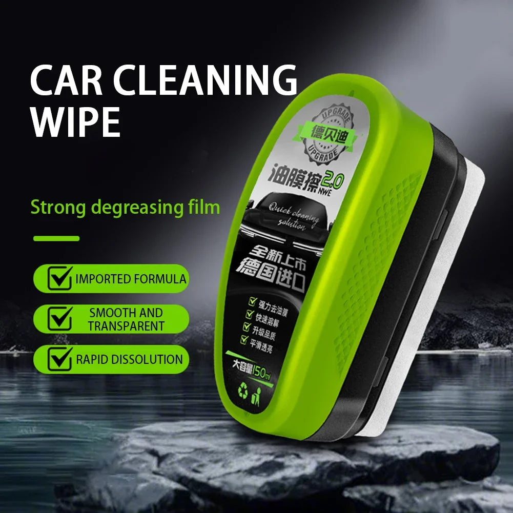 Car Glass Oil Film Remover – Windshield & Window Cleaner