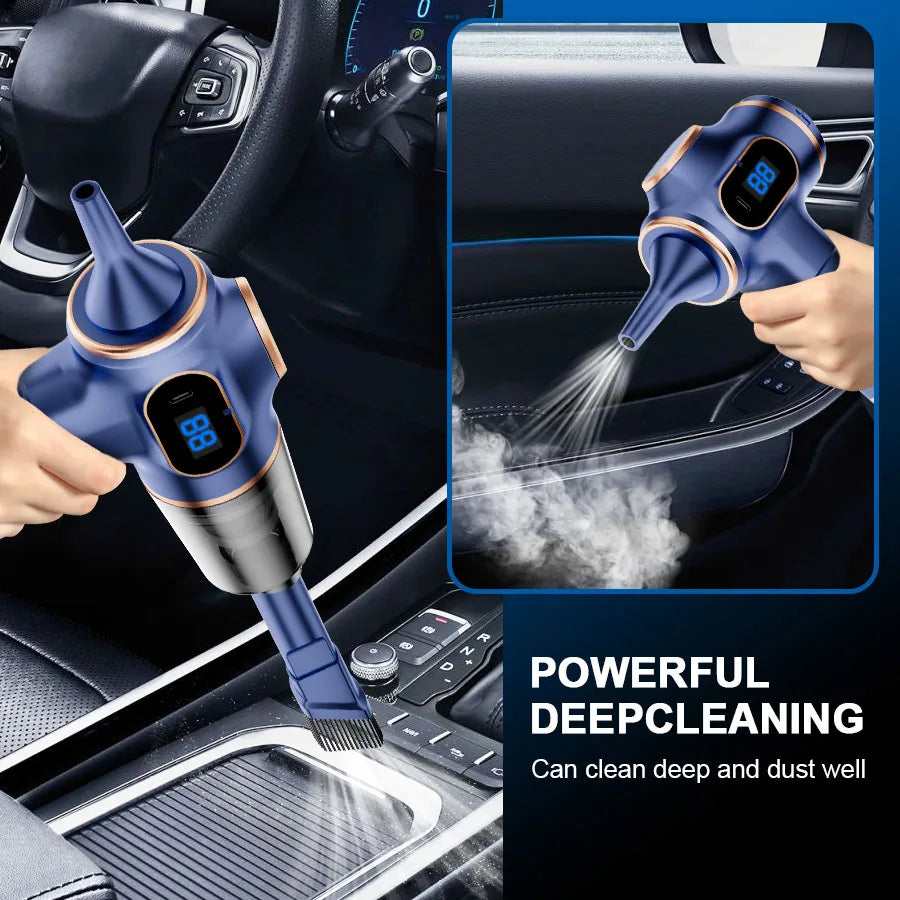 Carmaniac™ Portable Cordless Car Vacuum Cleaner