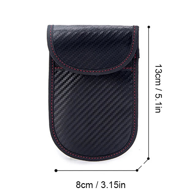 Carmaniac™ KeyGuard RFID Signal-Blocking Faraday Pouch