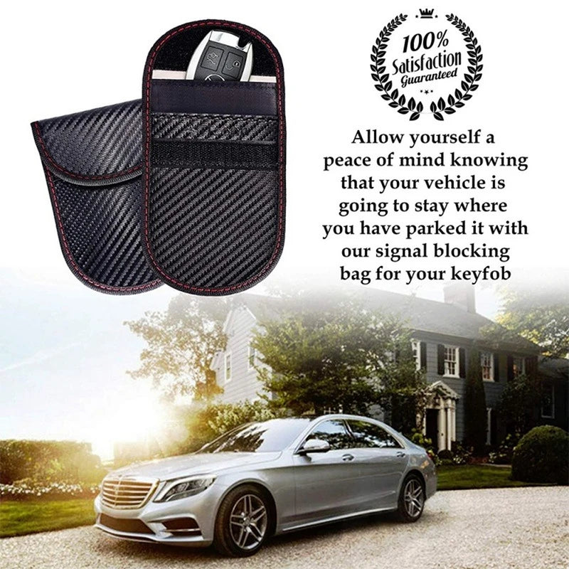 Carmaniac™ KeyGuard RFID Signal-Blocking Faraday Pouch