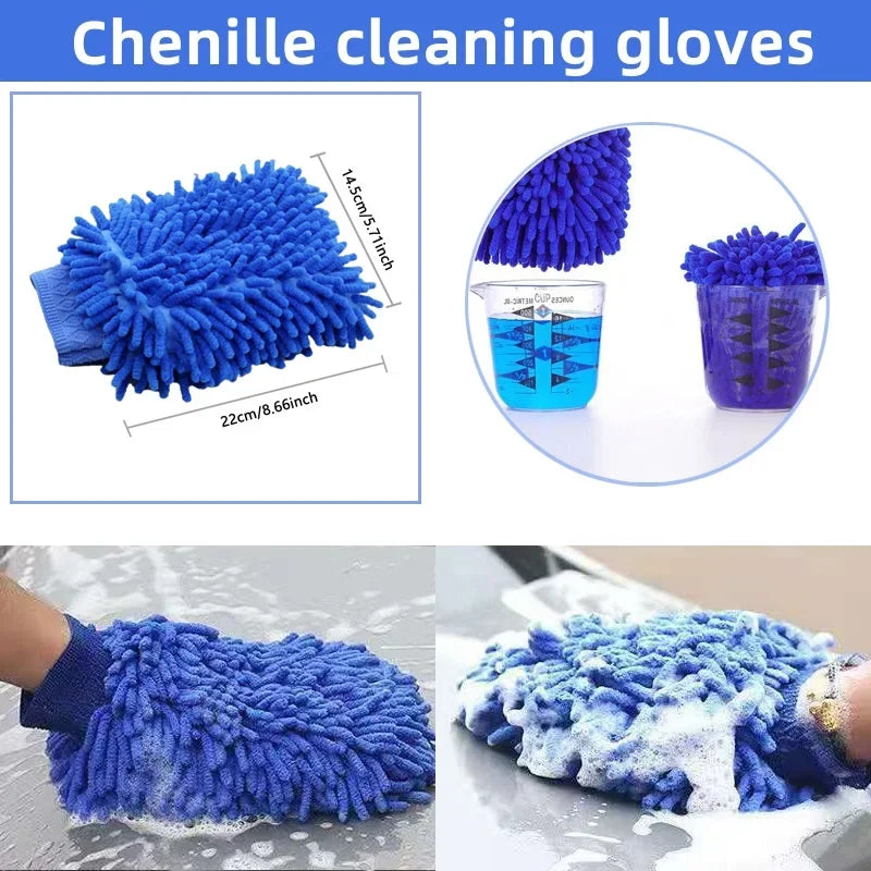 Car Interior Detailing Kit – Brushes, Towels & Drill Attachments