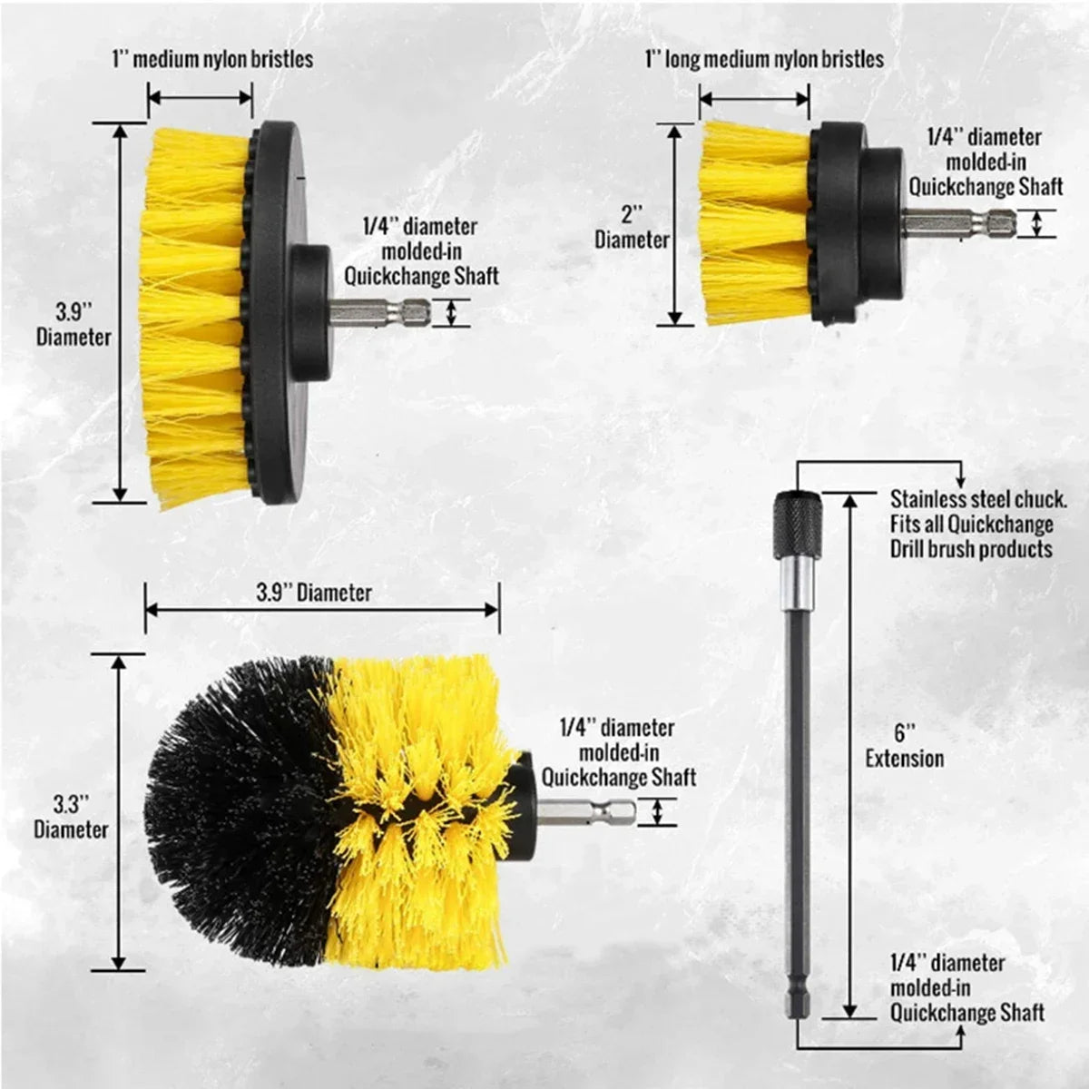 Car Interior Detailing Kit – Brushes, Towels & Drill Attachments