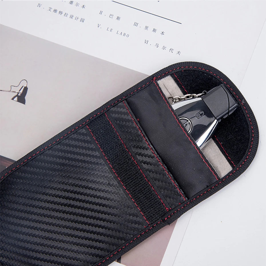 Carmaniac™ KeyGuard RFID Signal-Blocking Faraday Pouch